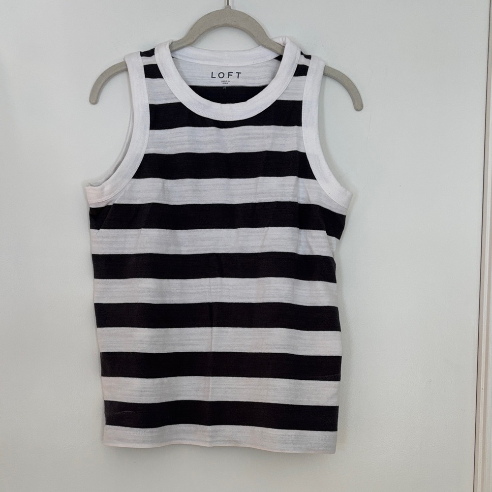 LOFT Striped Tank Top